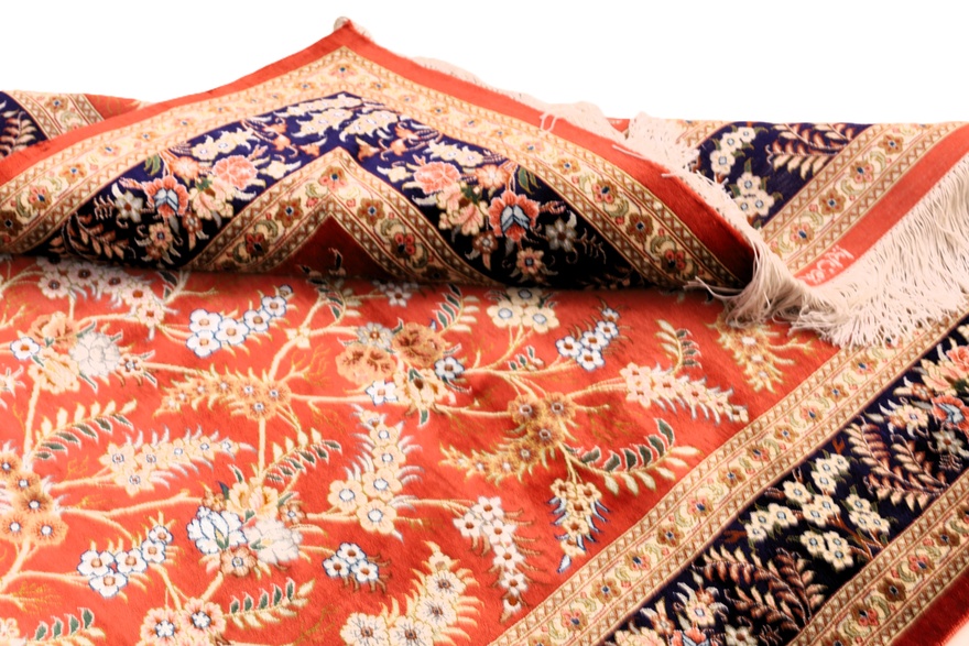 Qom Silk Carpet 150x98