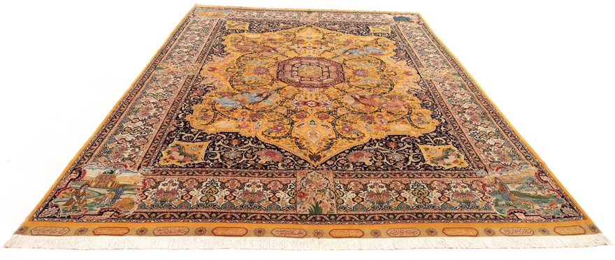 Antique Tabriz 70 Raj Carpet  410x300