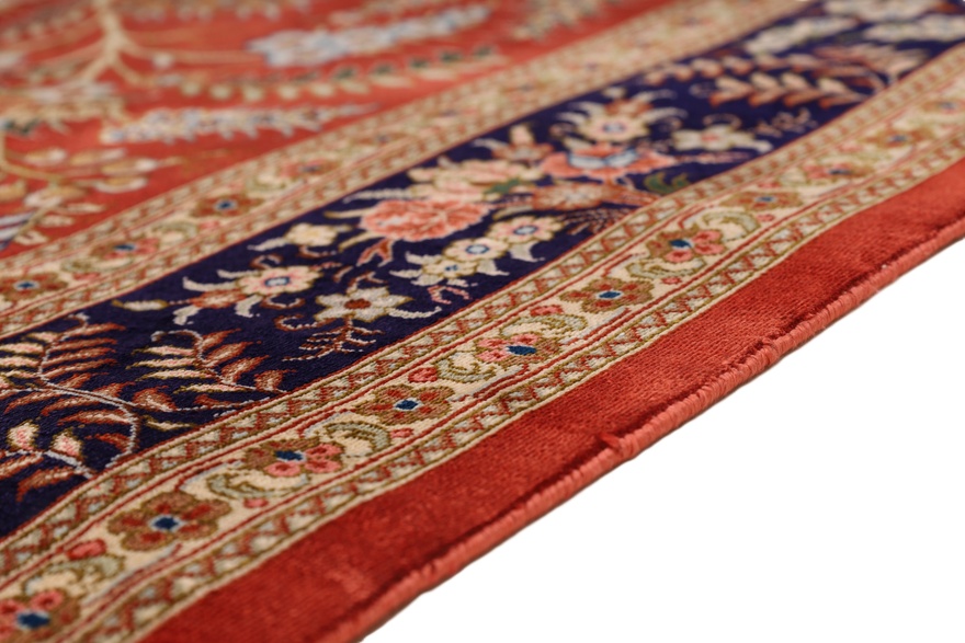 Qom Silk Carpet 150x98