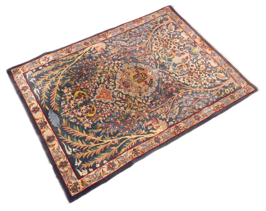 Antique Isfahan Carpet  92x70