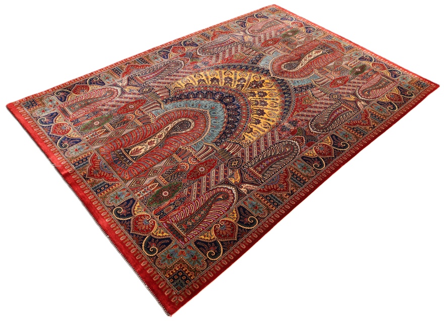 Qom Silk HosseinKashizadeh Carpet  205x140
