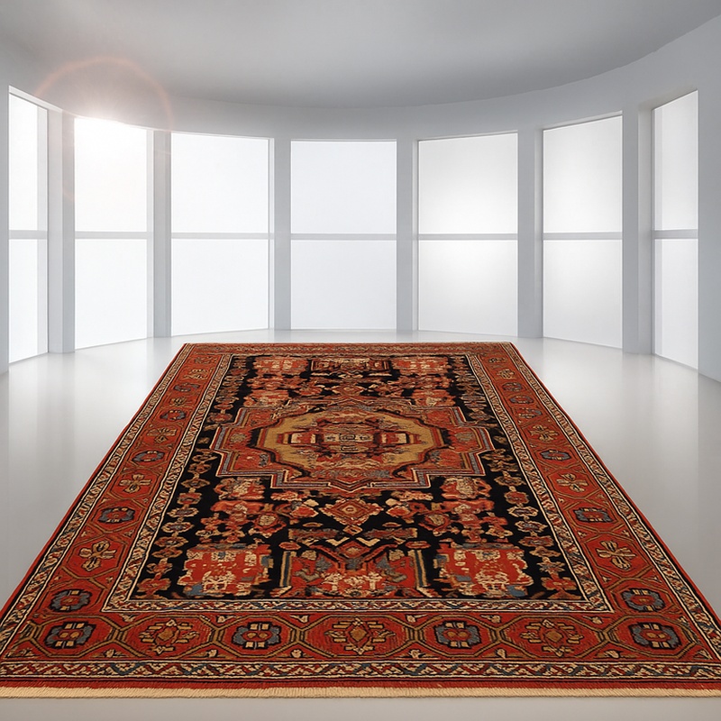 Antique Bakhtiar Carpet  208x145