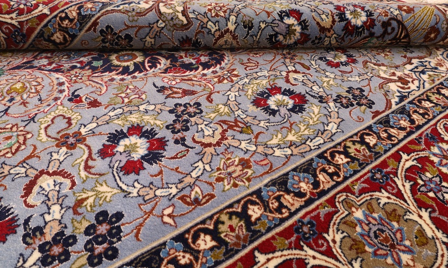 Isfahan Silk Warp Carpet 170x109