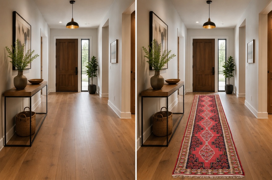 Kilim Senneh Carpet  270x70